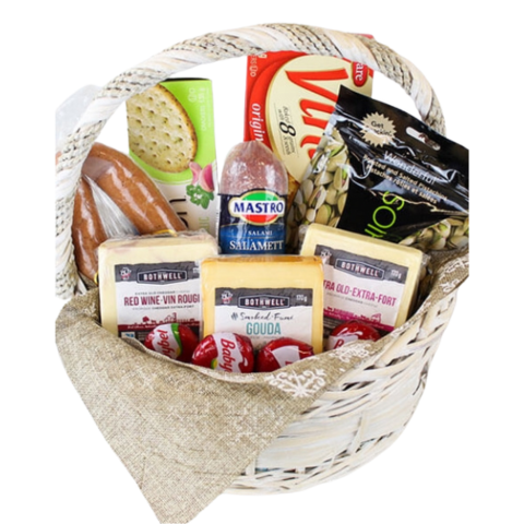 Charcuterie and Cheese Basket