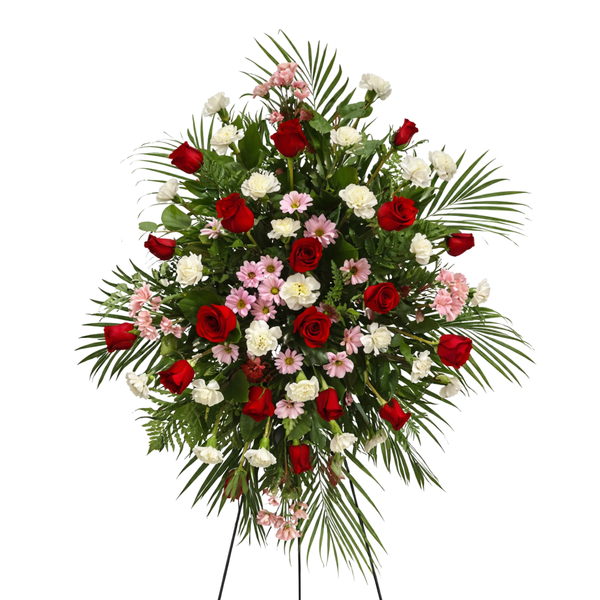 Medium Standing Spray With Mixed Flowers