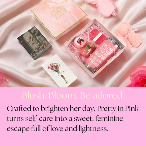 Sweet Rituals – Pink Spa Gift Box with Towel Bear