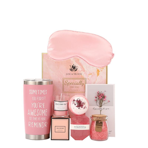Pretty in Pink Spa Collection – 6Pc Self-Care Gift Box for Her