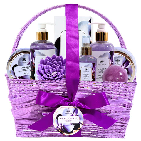 Christmas Spa Gift Basket - Orchid & Jasmine