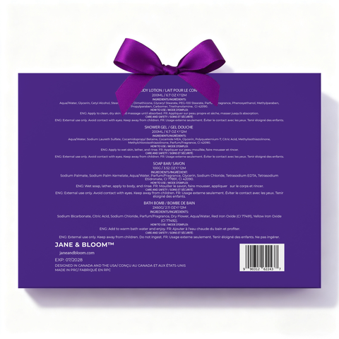 Jane & Bloom Spa Gift Set: A Date Escape to Provence — Lavender & Bergamot