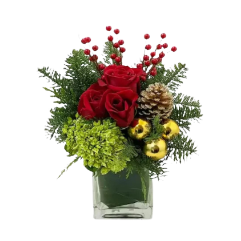 CHRISTMAS CHEER VASE