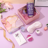 Evening Bloom Spa Gift Set – 6Pc Purple-Themed Bath & Body Treats