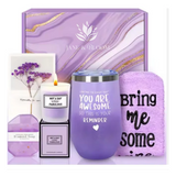 Evening Bloom Spa Gift Set – 6Pc Purple-Themed Bath & Body Treats