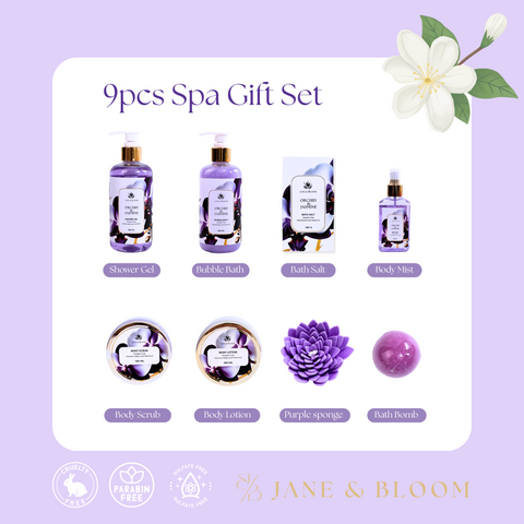 Christmas Spa Gift Basket - Orchid & Jasmine