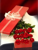 Boxed Premium Roses + Chocolates