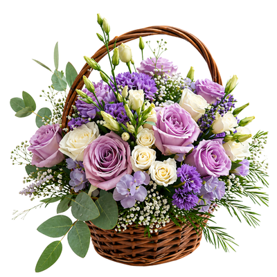 Lavender Love Basket
