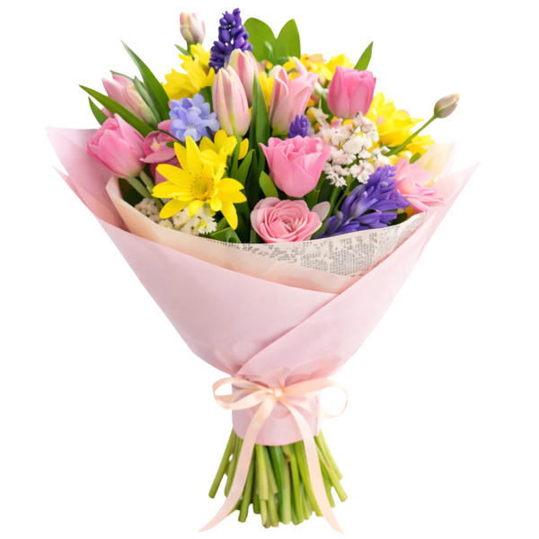 Spring Wrapped Bouquet