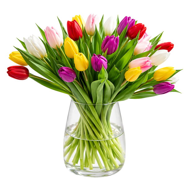 30 Mixed Tulips