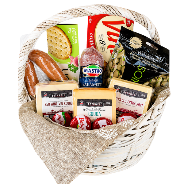 Charcuterie and Cheese Basket